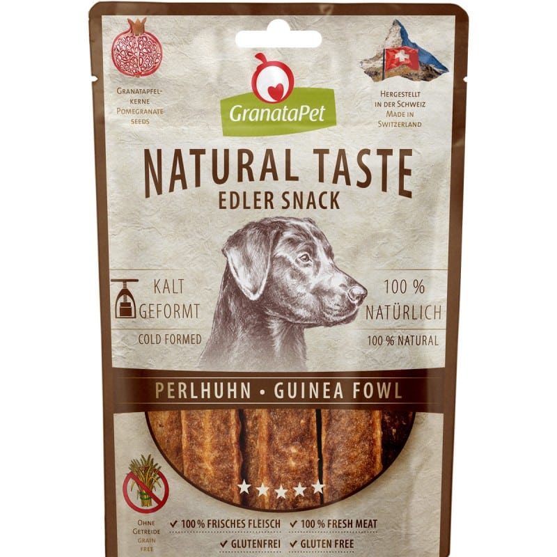 GranataPet Natural Taste Edler Snack Perlhuhn