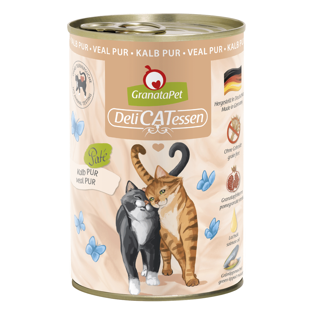 GranataPet Katze - Delicatessen Kalb PUR