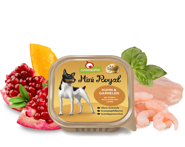 GP Mini Royal Huhn und Garnelen 150g Schale