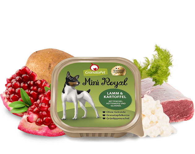 GP Mini Royal Lamm und Kartoffel 150g Schale