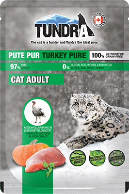 Tundra Katze Pouchpack Pute Pur (85g)
