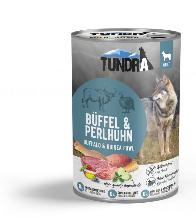 Tundra Dog Büffel & Perlhuhn