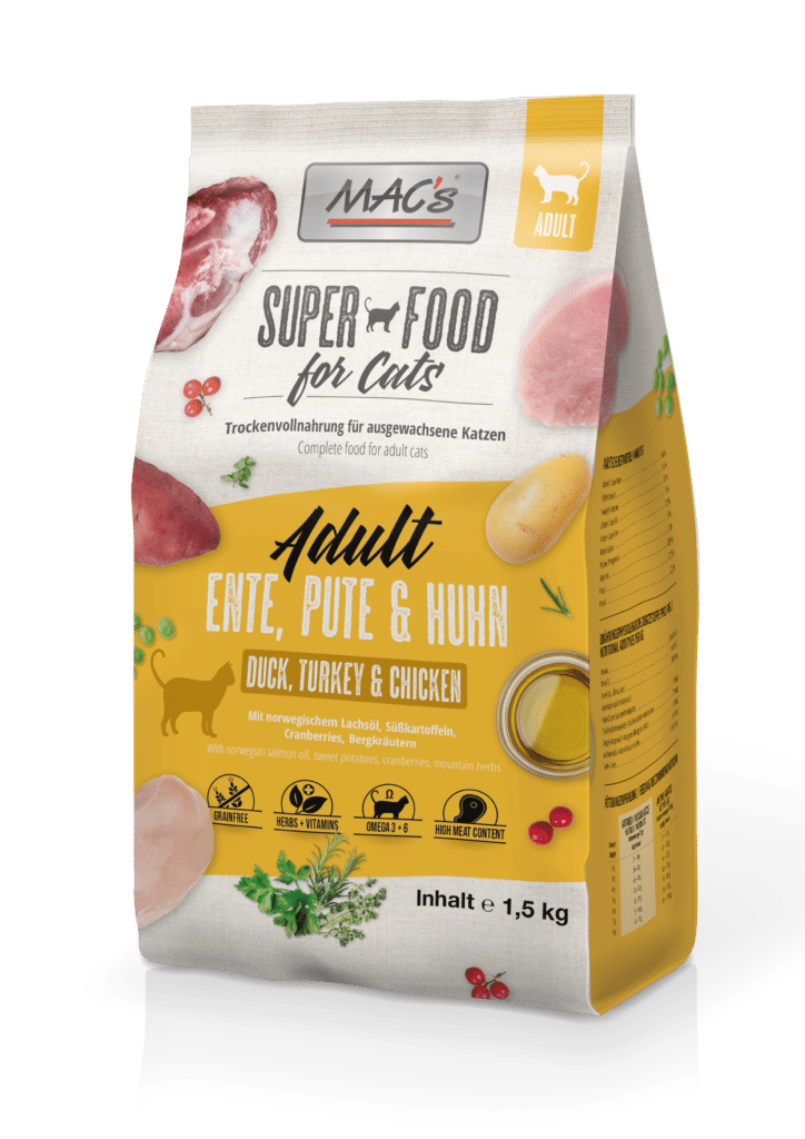 Mac's Cat Adult Ente, Pute und Huhn
