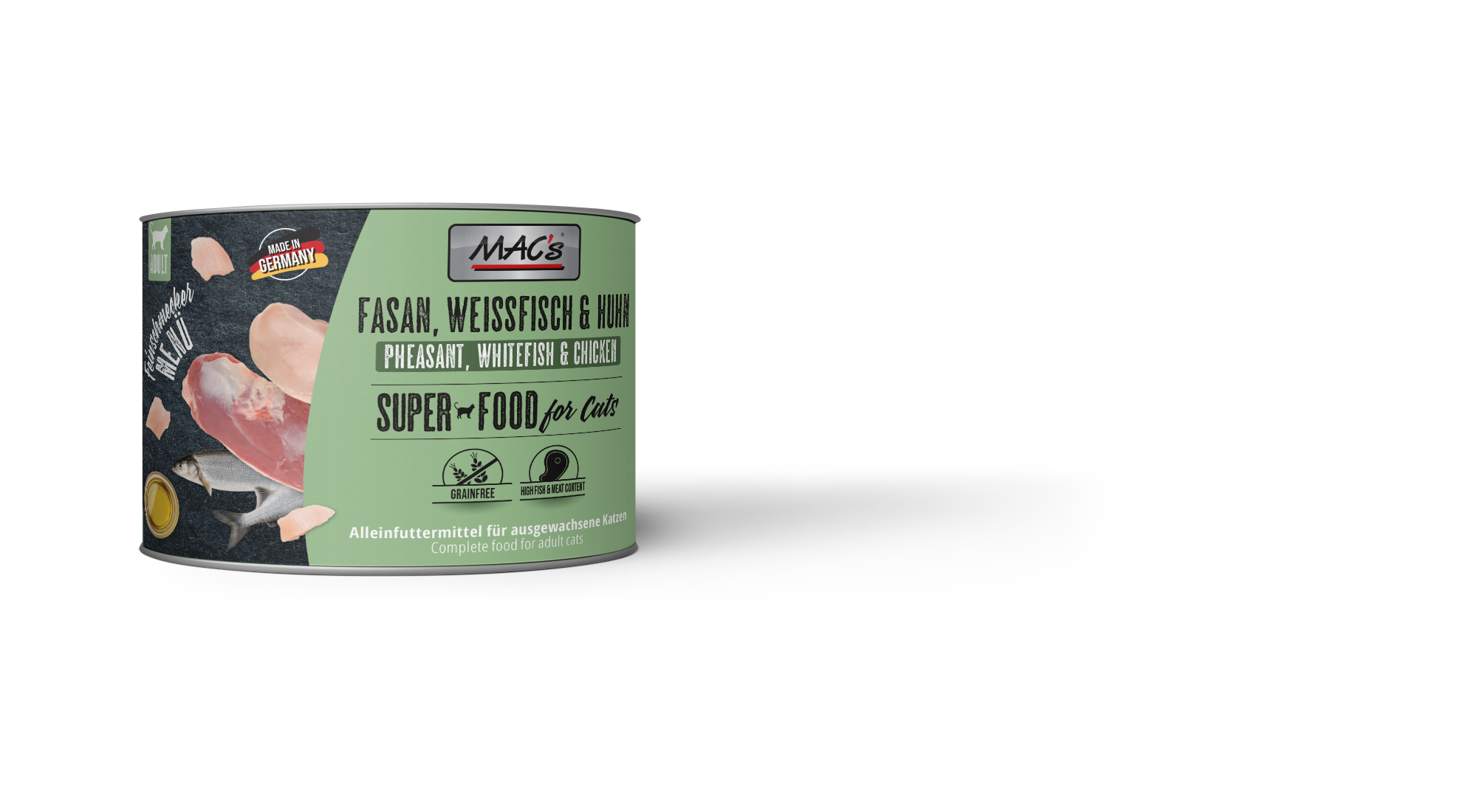MACs Cat Feinschm. Fasan & Weissfisch m. Huhn 200g