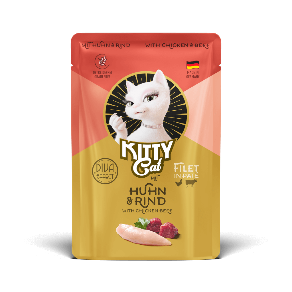 KITTY Cat Filét in Paté Huhn & Rind