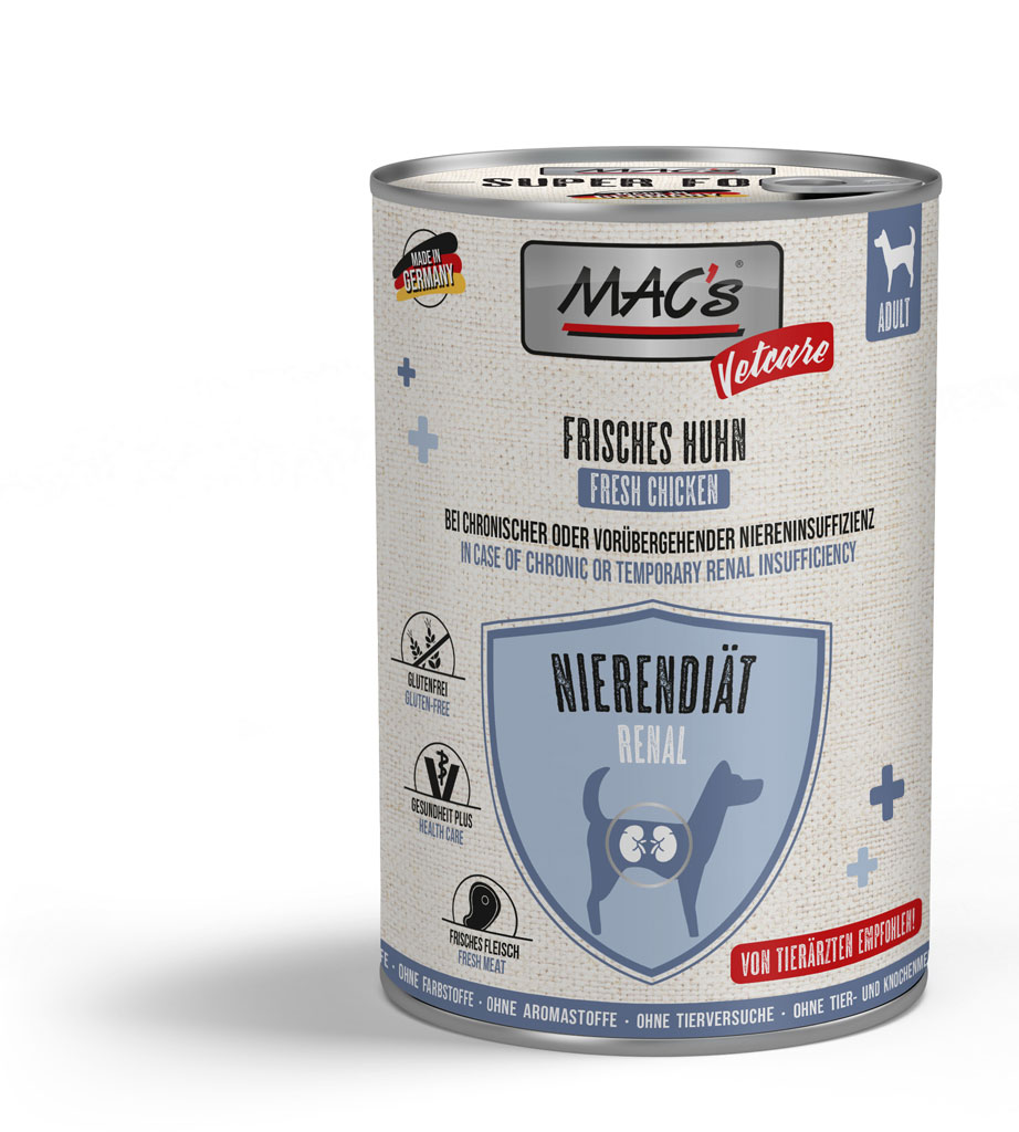 MACs Dog Vetcare Nierendiät Huhn