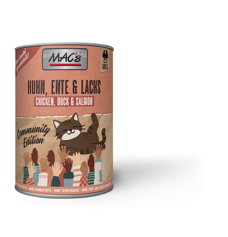 MACs Cat Huhn, Ente & Lachs 400g