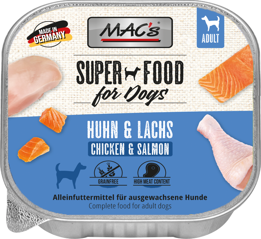 MAC's DOG Huhn & Lachs 150g Schale