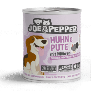 Joe & Pepper Dog Huhn & Pute mit Möhren