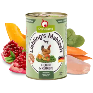 Liebling's Mahlzeit Huhn und Kürbis