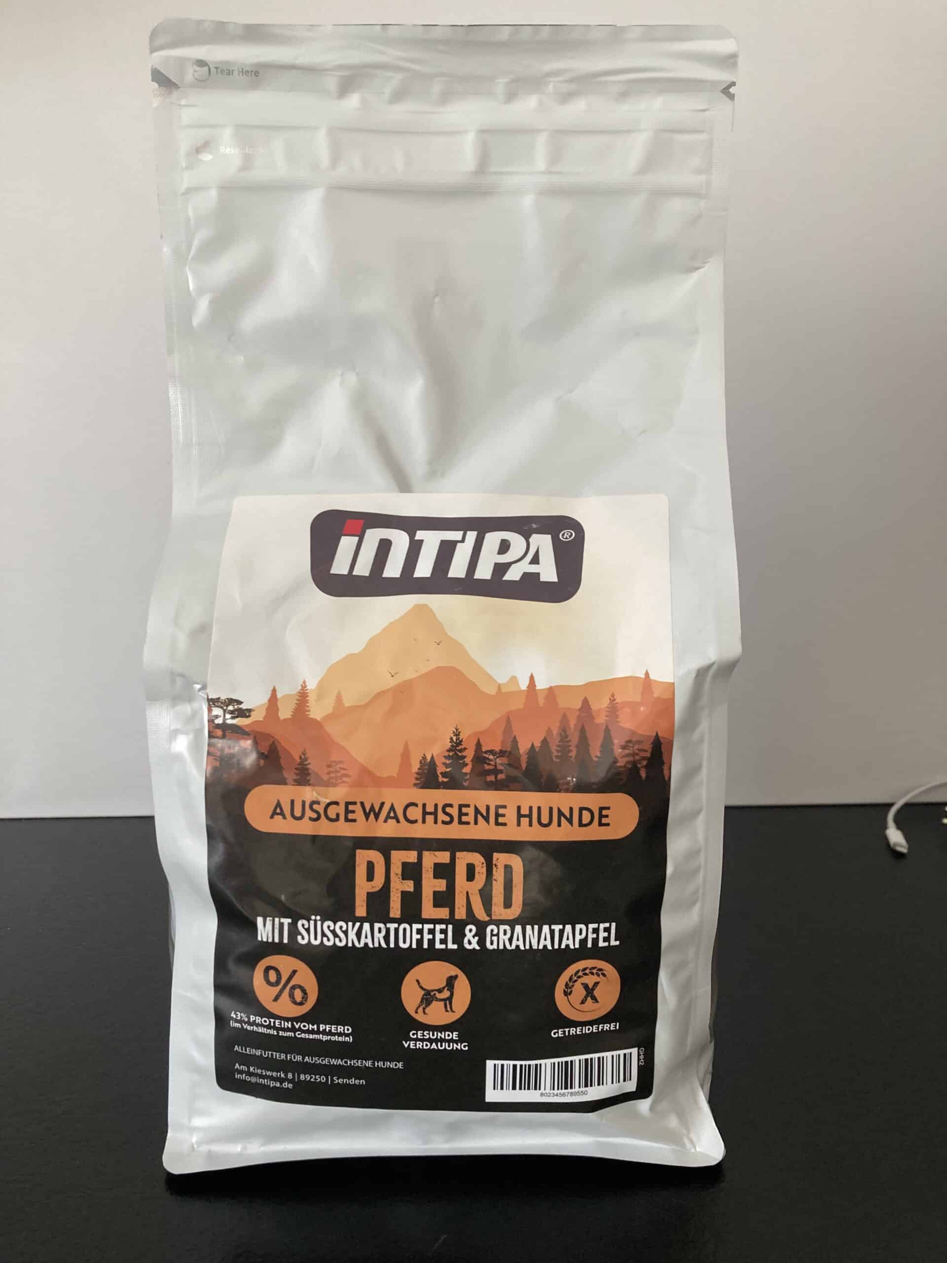 Intipa DOG - Pferd mit Süßkartoffeln und Granatapfel