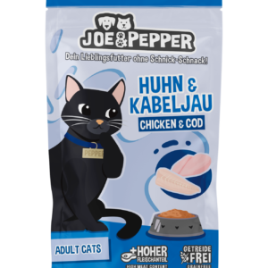 Joe & Pepper Pouch Cat Huhn & Kabeljau 125g