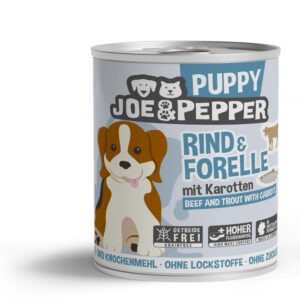Joe & Pepper Dog Puppy Rind & Forelle