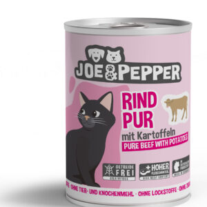 Joe & Pepper Cat Rind pur mit Kartoffeln