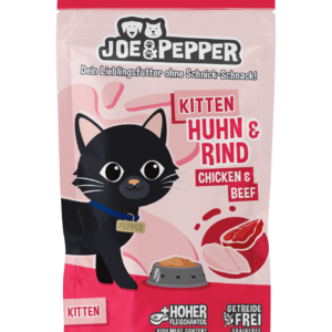 Joe & Pepper Pouch Kitten Huhn & Rind 125g