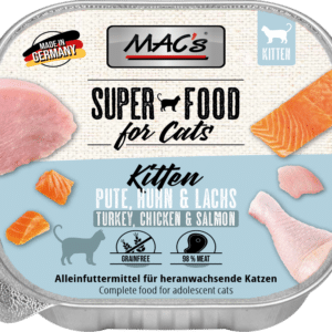Macs Cat Kitten Pute Huhn und Lachs 100g