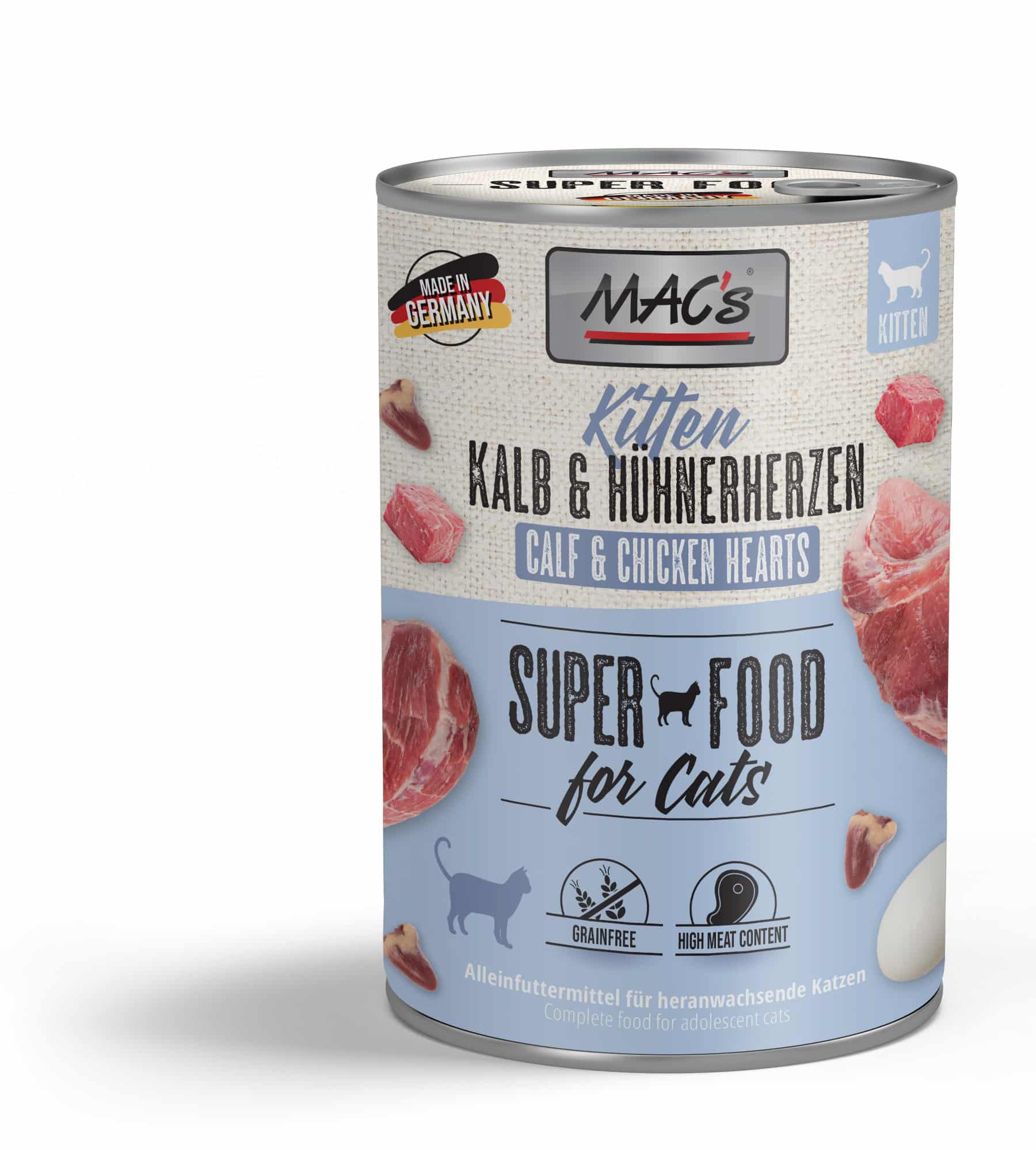MACs Kitten Kalb und Hühnerherzen