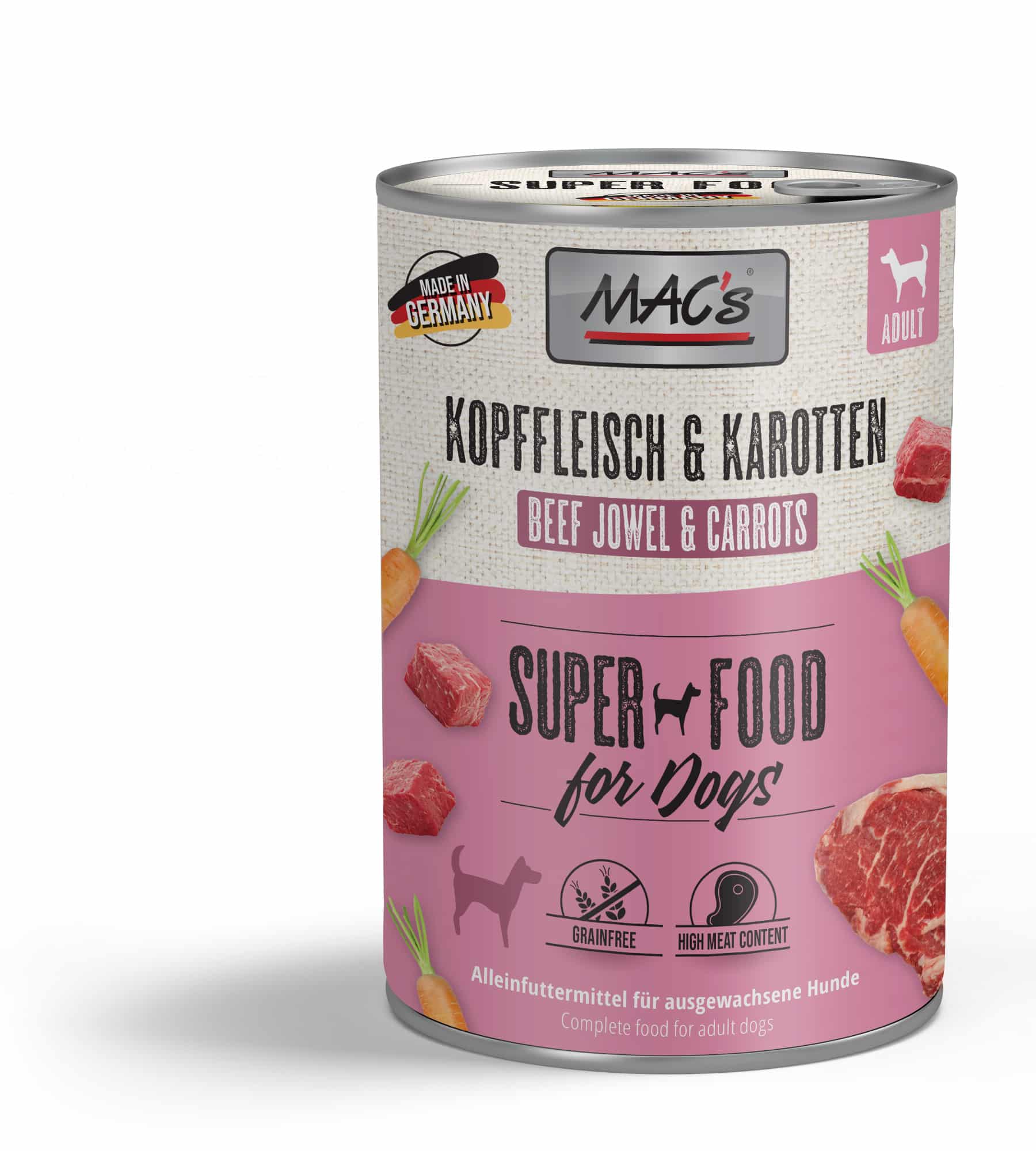 MACs Dog Kopffleisch & Karotten