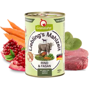 Liebling's Mahlzeit Rind und Fasan