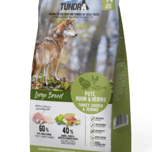 Tundra Dog Large Breed Pute, Huhn & Hering