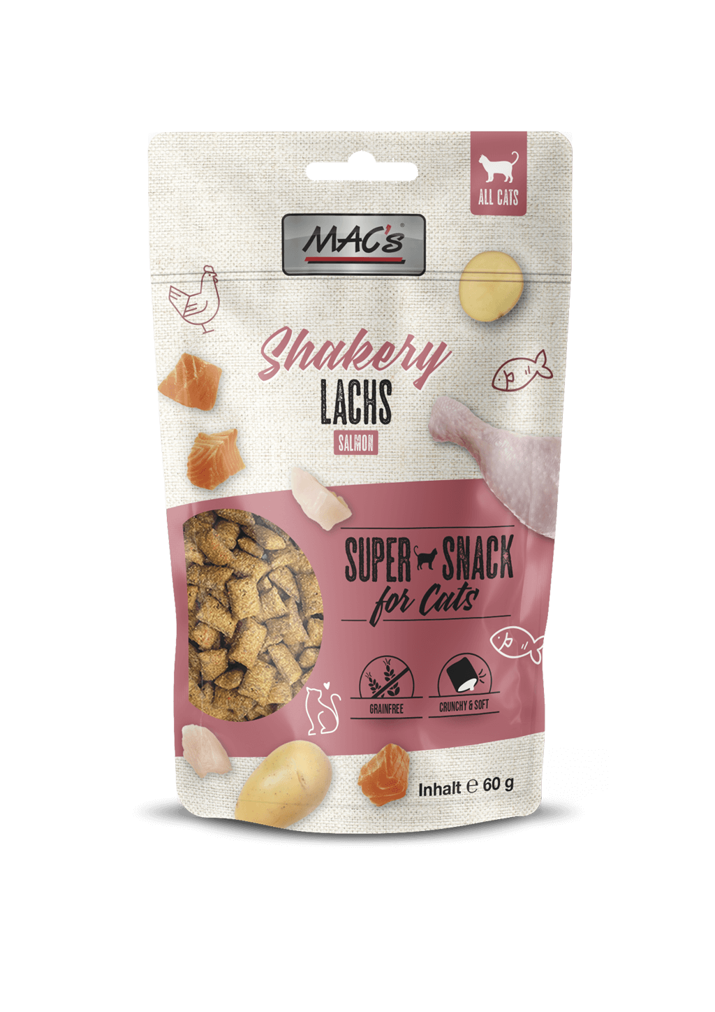 Mac's Shakery Snacks 60g Lachs