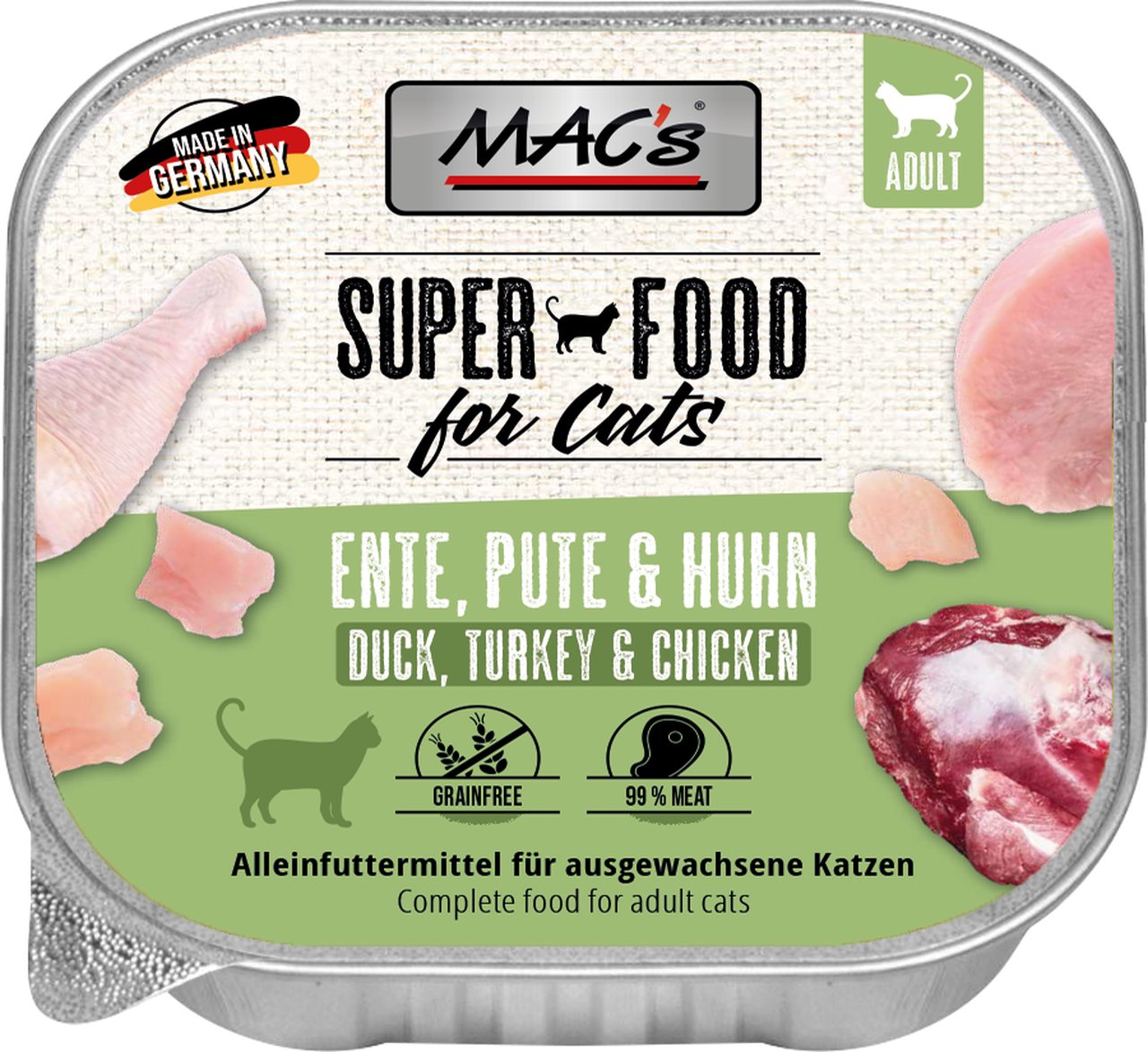 MACs Cat Schale Ente, Pute & Huhn