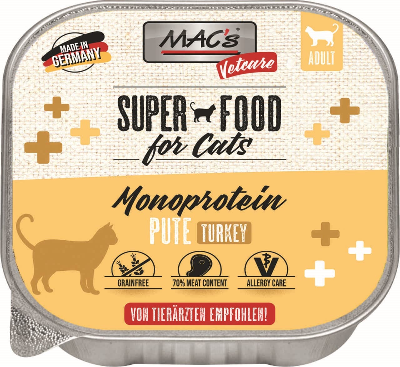 Mac's Cat Vetcare Mono Pute 100g