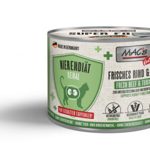 MACs Cat Vetcare Nierendiät Rind & Pute