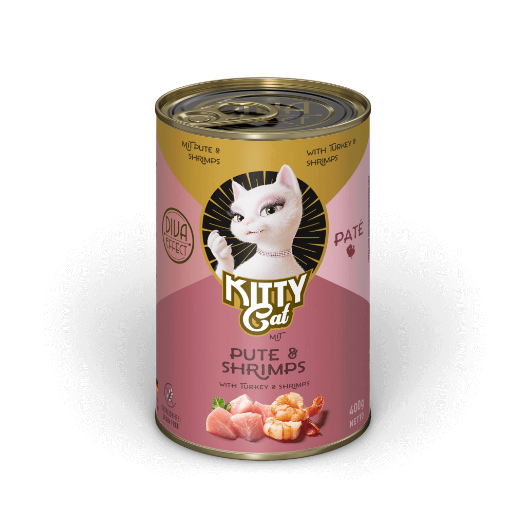 KITTY Cat Pute & Shrimps
