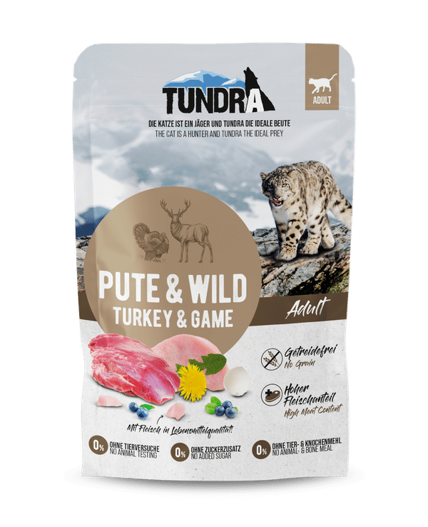 Tundra Katze Pouchpack Pute und Wild