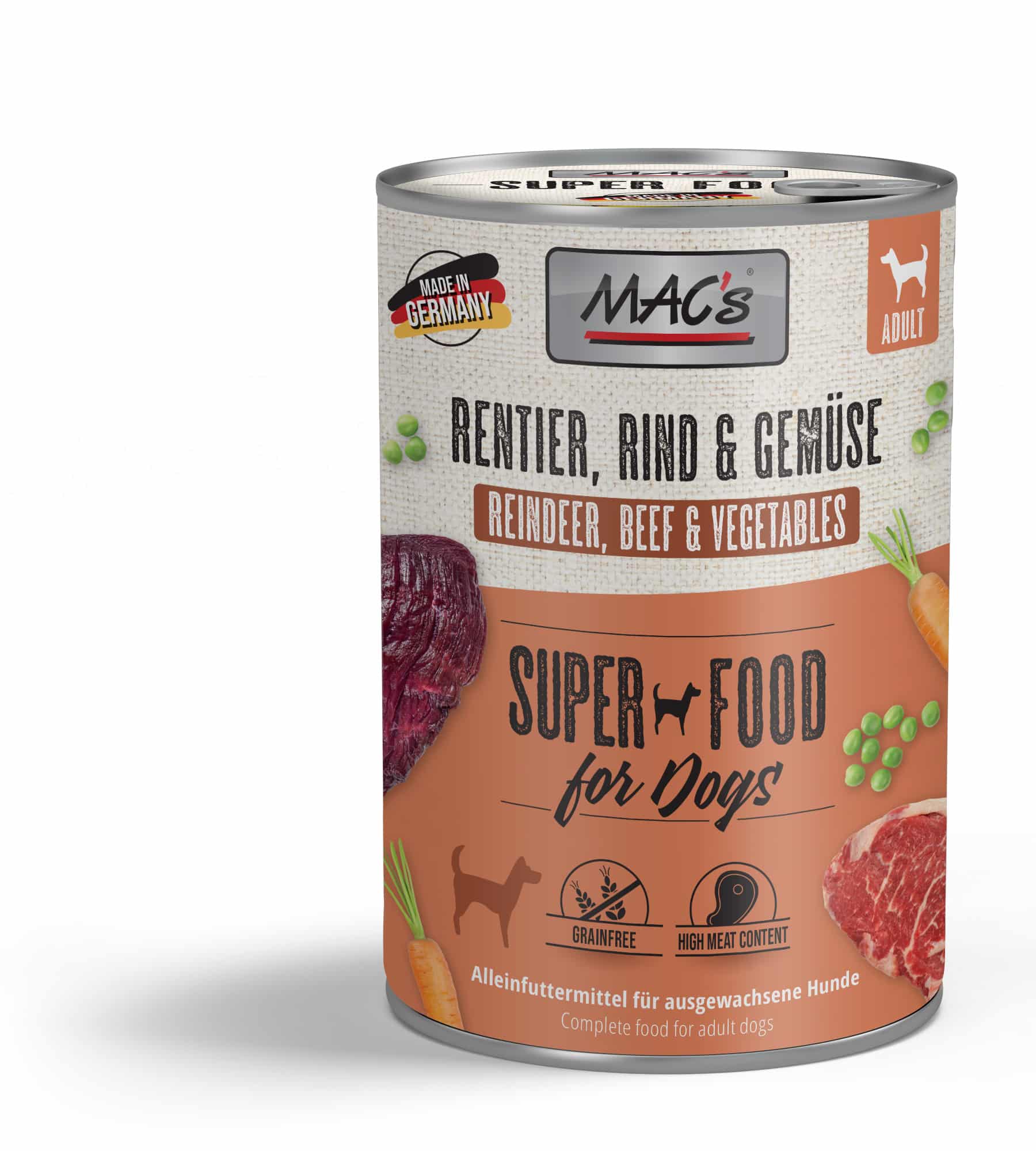 MACs DOG Rentier, Rind & Gemüse