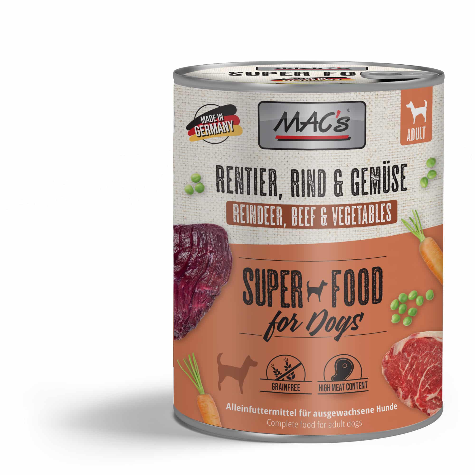 MACs DOG Rentier, Rind & Gemüse
