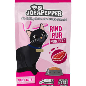Joe & Pepper Pouch Cat Rind pur 125g