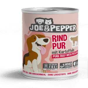 Joe & Pepper Dog Rind pur mit Kartoffeln