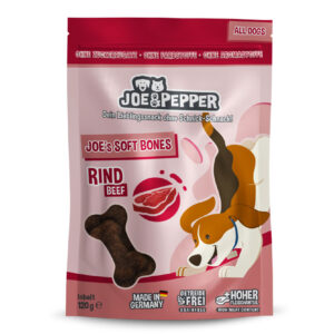Joe & Pepper Dog Snack Soft Bones Rind