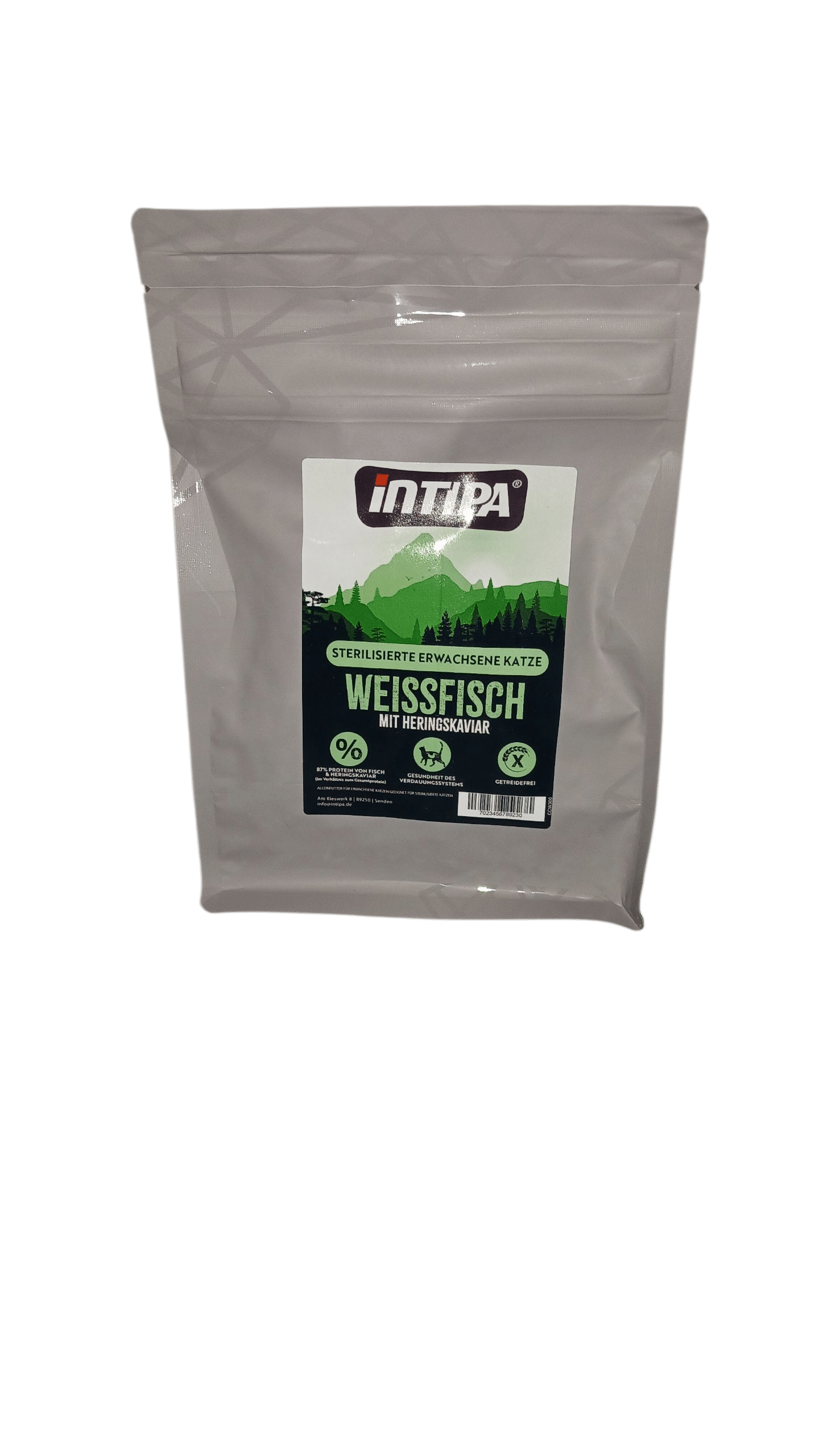 Intipa Cat - Weißfisch mit Heringskaviar