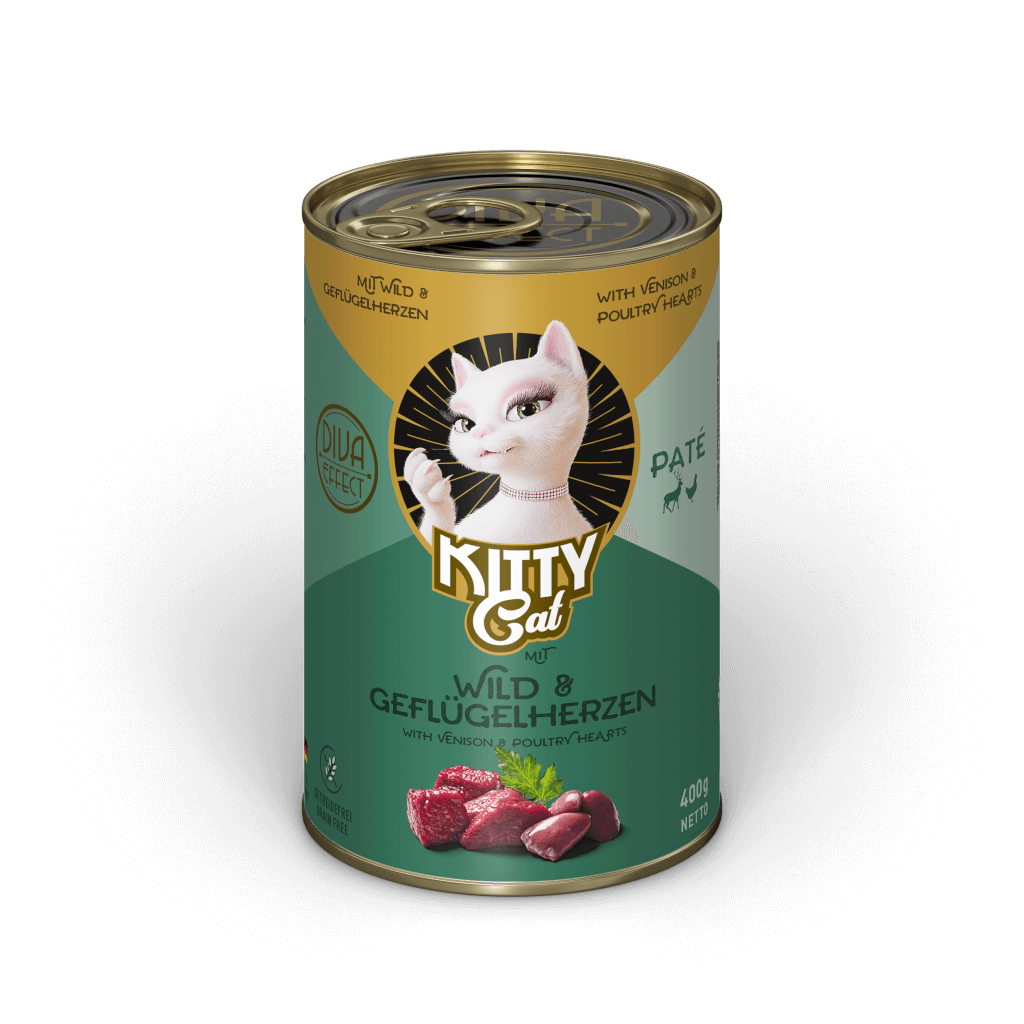 KITTY Cat Wild & Geflügelherzen