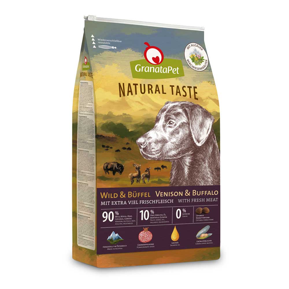 GP Natural Taste Trockenfutter Wild und Büffel