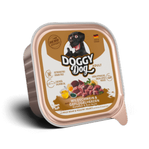 DOGGY Dog Wildschwein & Geflügelherzen