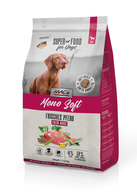MACs Dog Mono Soft - Frisches Pferd